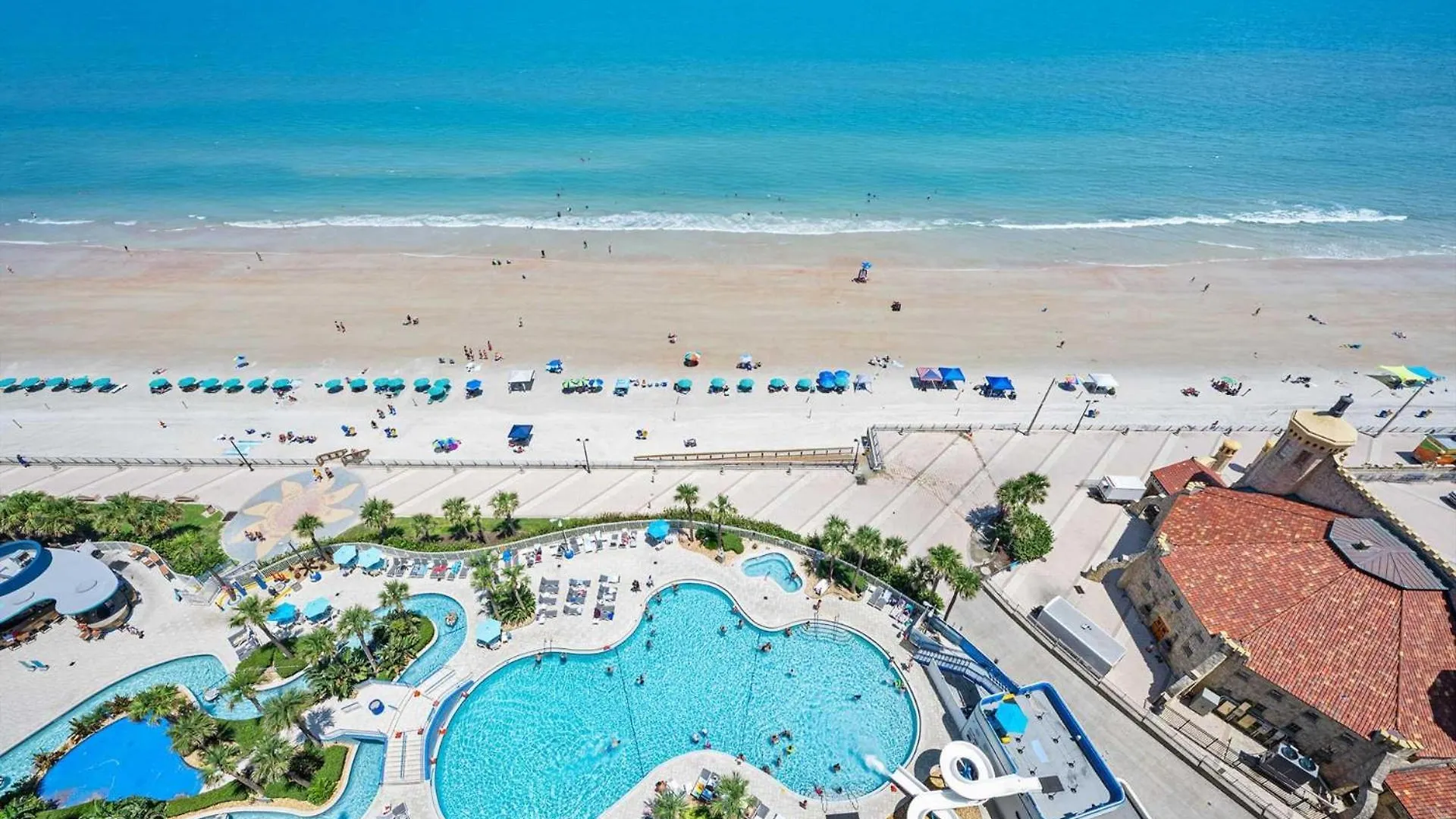 Nyaraló Luxury 17Th Floor 1 Bedroom Condo Direct Oceanfront Wyndham Ocean Walk Resort Daytona Beach | 1708